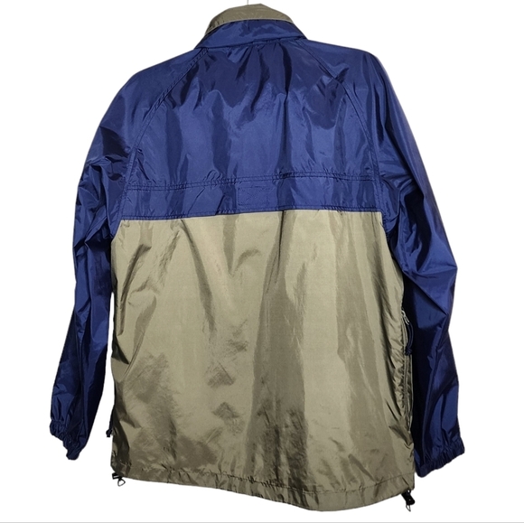 Columbia Blue and Tan Windbreaker - Picture 6 of 16